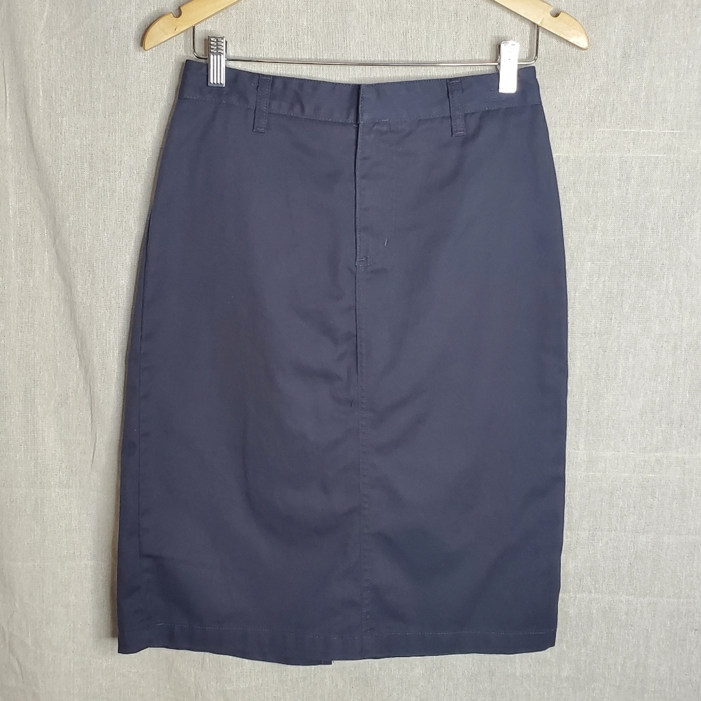 ♤ Dickies Blue Chino Pencil Skirt Size 5